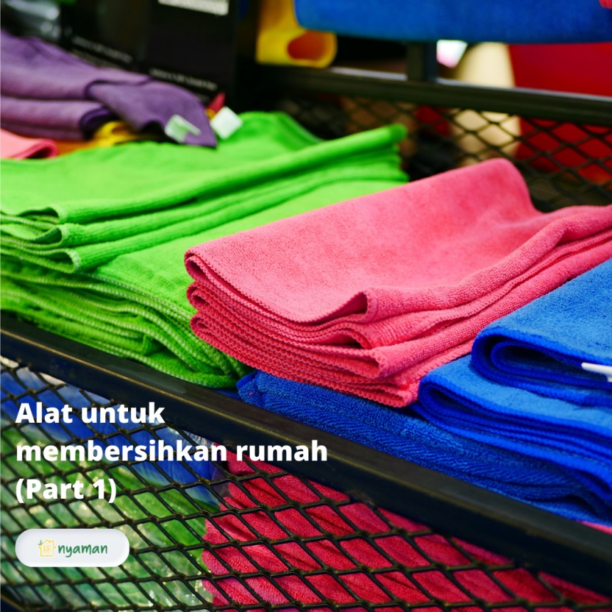 Alat untuk membersihkan rumah (1/2), Lap atau Microfiber
