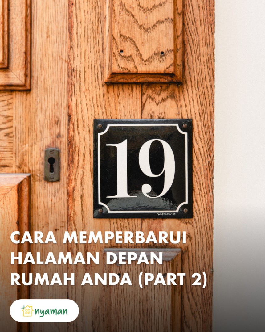 Cara cerdas perbarui halaman depan rumah (2/3), Nomor rumah
