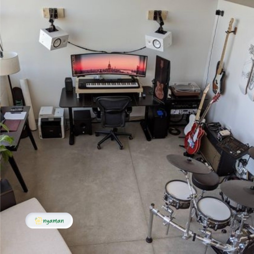 Cara membuat ruang musik di rumah (1/3), Cari ruangan kosong yang bisa dipakai