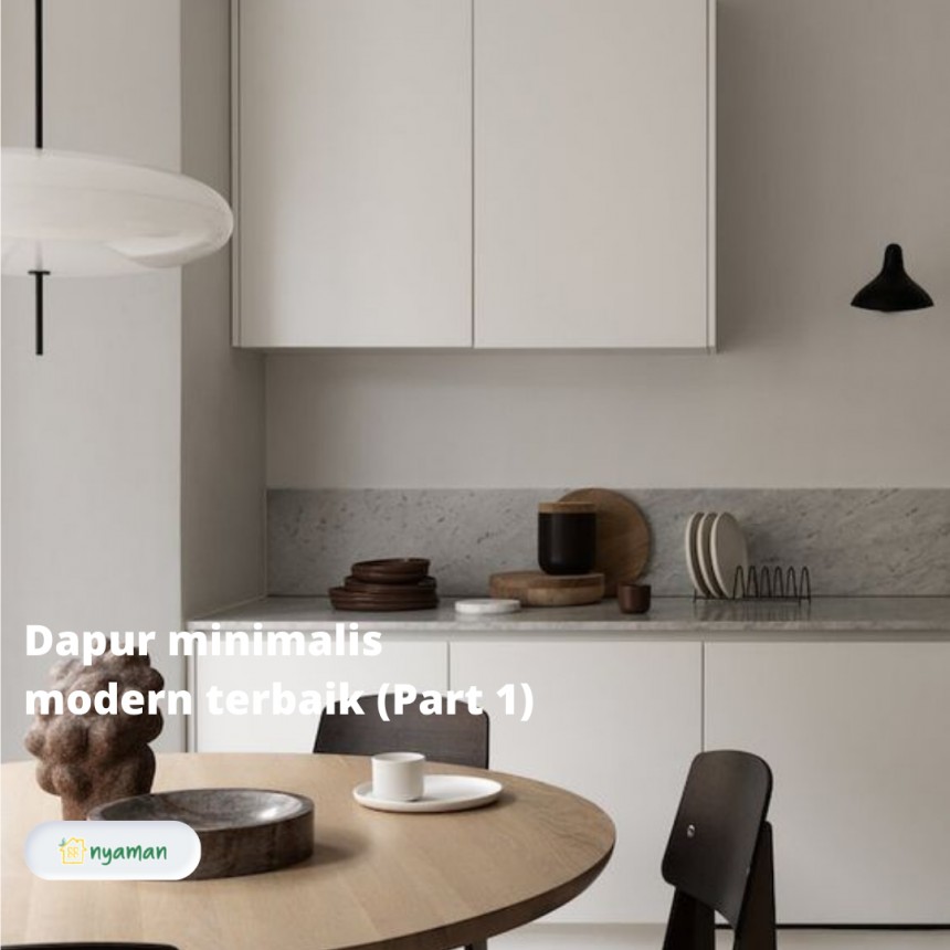 Dapur minimalis modern terbaik (1/3), Gaya skandinavia yang simpel