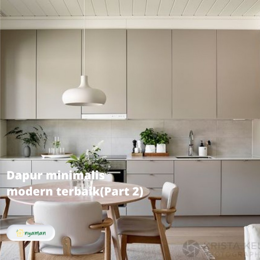 Dapur minimalis modern terbaik (2/3), Kitchen set minimalis