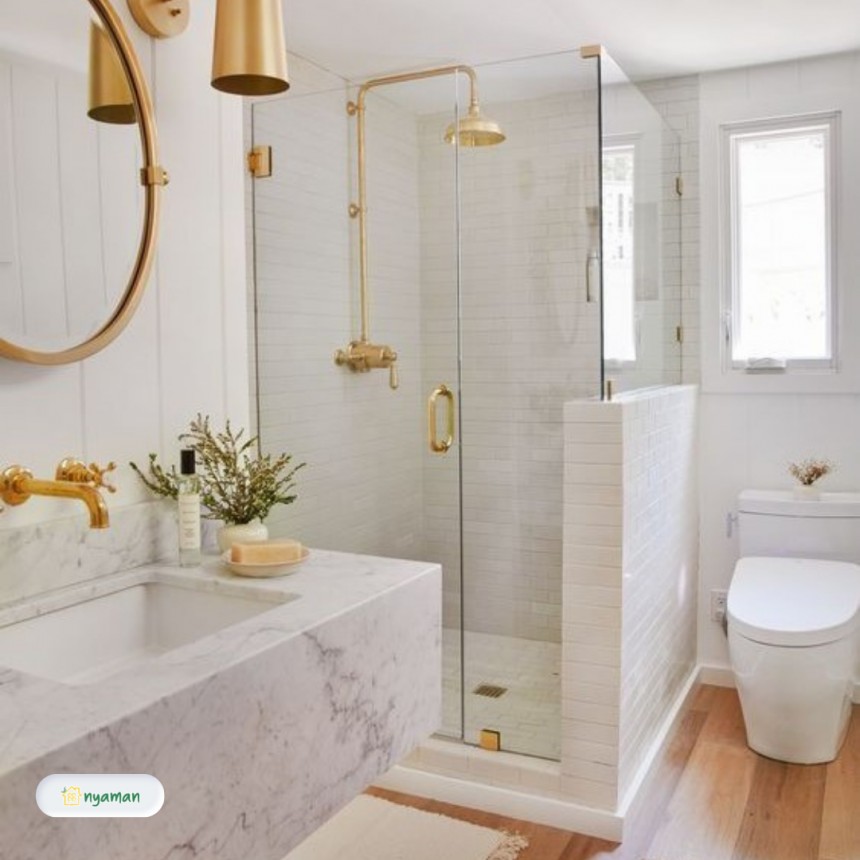 Desain kamar mandi elegan