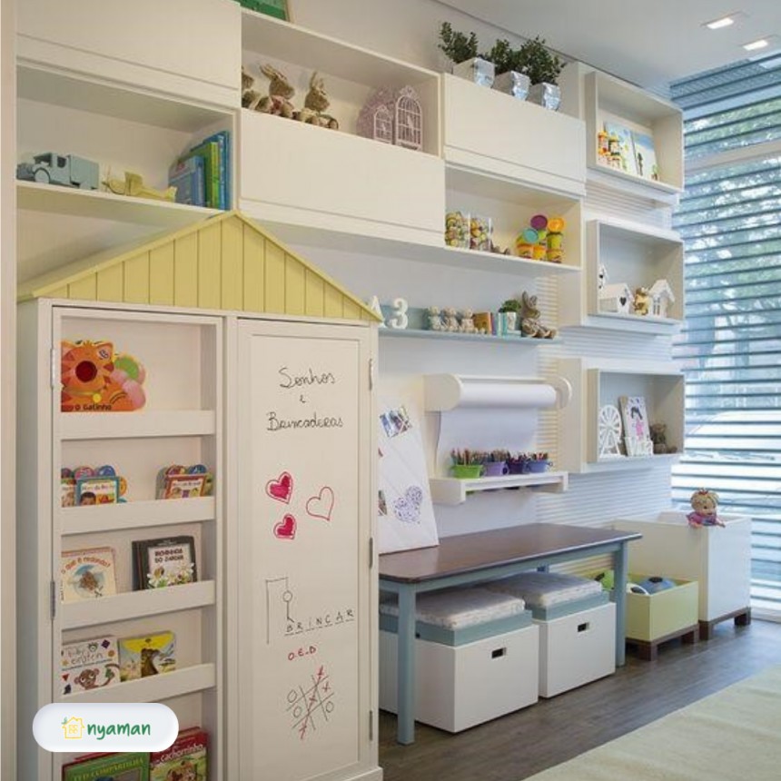 Hindari membuat ruang belajar yang terlalu nyaman