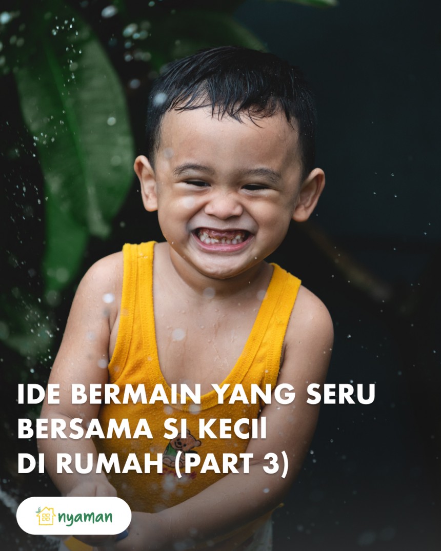 Ide bermain seru bersama si kecil selama di rumah aja (3/3) Bermain air