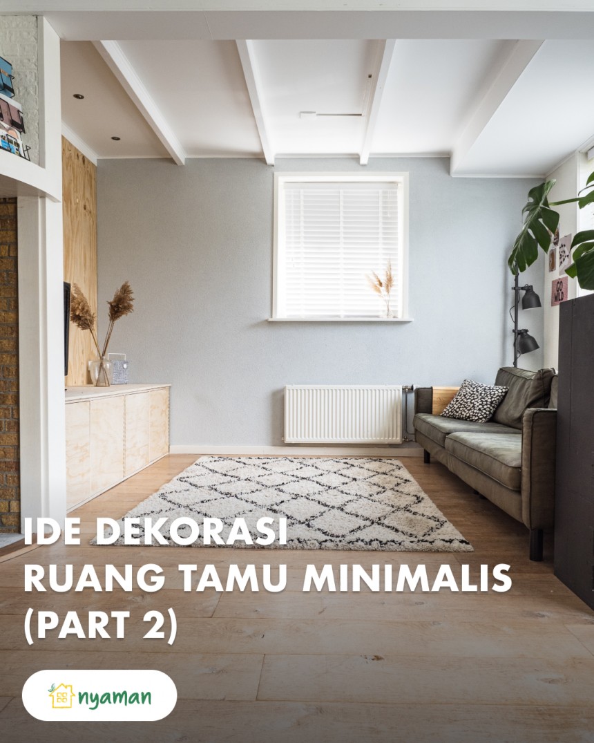 Ide dekorasi ruang tamu minimalis (2/2), Karpet untuk melembutkan suasana