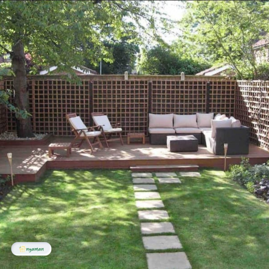 Inspirasi halaman belakang rumah minimalis yang asri dan nyaman