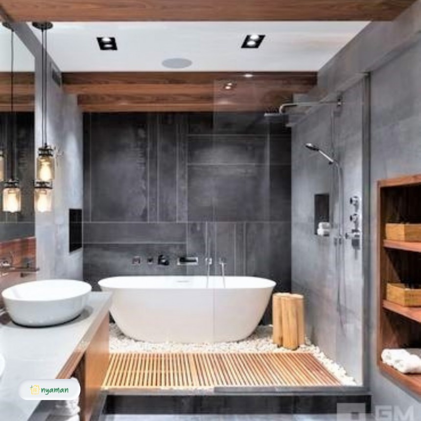 Inspirasi kamar mandi minimalis