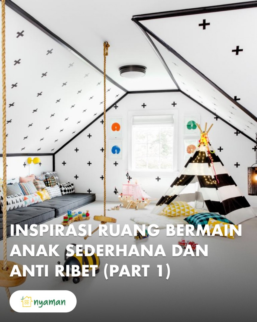 Inspirasi ruang bermain anak sederhana, si kecil bahagia tanpa menguras kantong (1/3), Sudut kreatif yang anti ribet