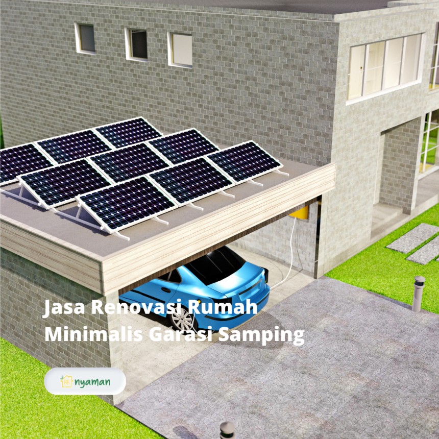 Jasa Renovasi Rumah  Minimalis Garasi Samping