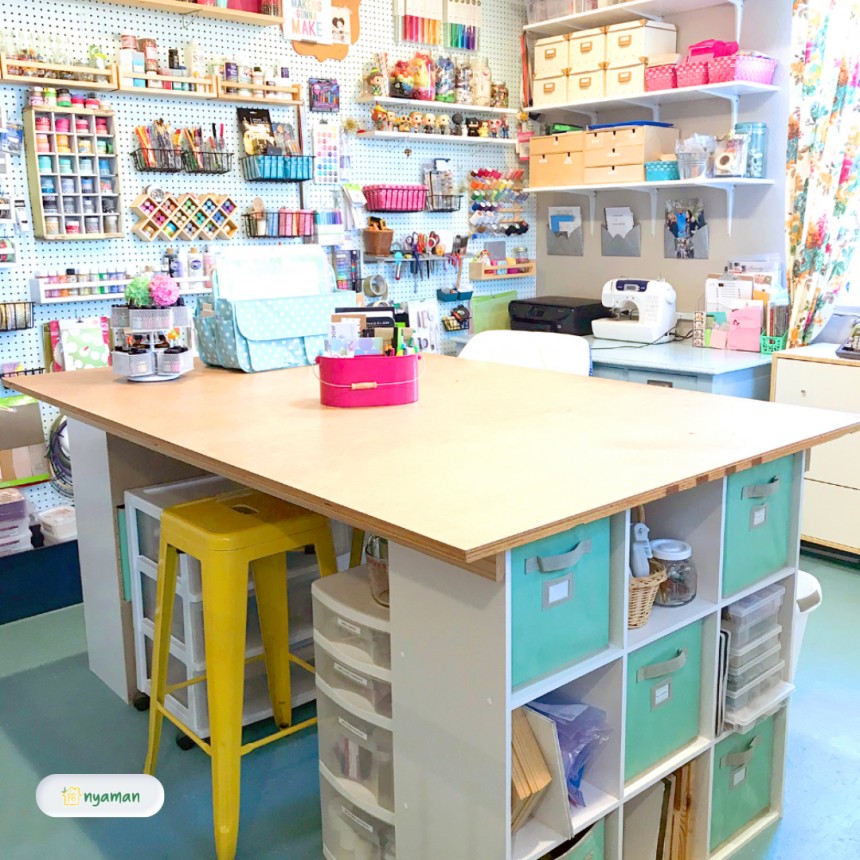 Langkah mudah mengatur ruang kerajinan di rumah