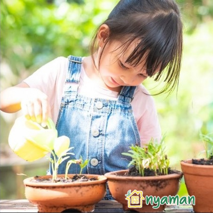 Manfaat berkebun untuk anda sekeluarga (3/3), Berkebun untuk mendekatkan diri pada alam