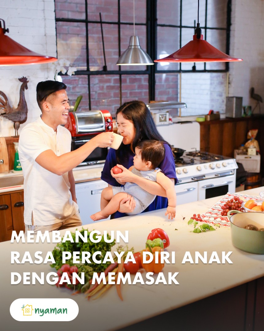 Manfaat masak bersama anak (1/3), Membangun kepercayaan diri