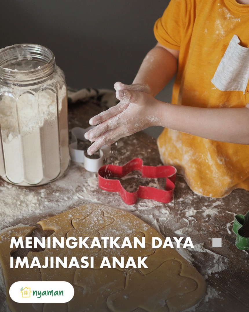 Manfaat masak bersama anak (2/3), Meningkatkan daya imajinasi