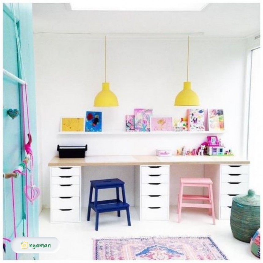 Minta anak menghias sendiri