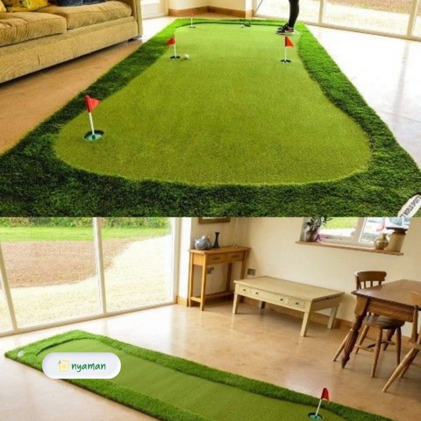 Perlengkapan untuk buat lapangan golf di rumah