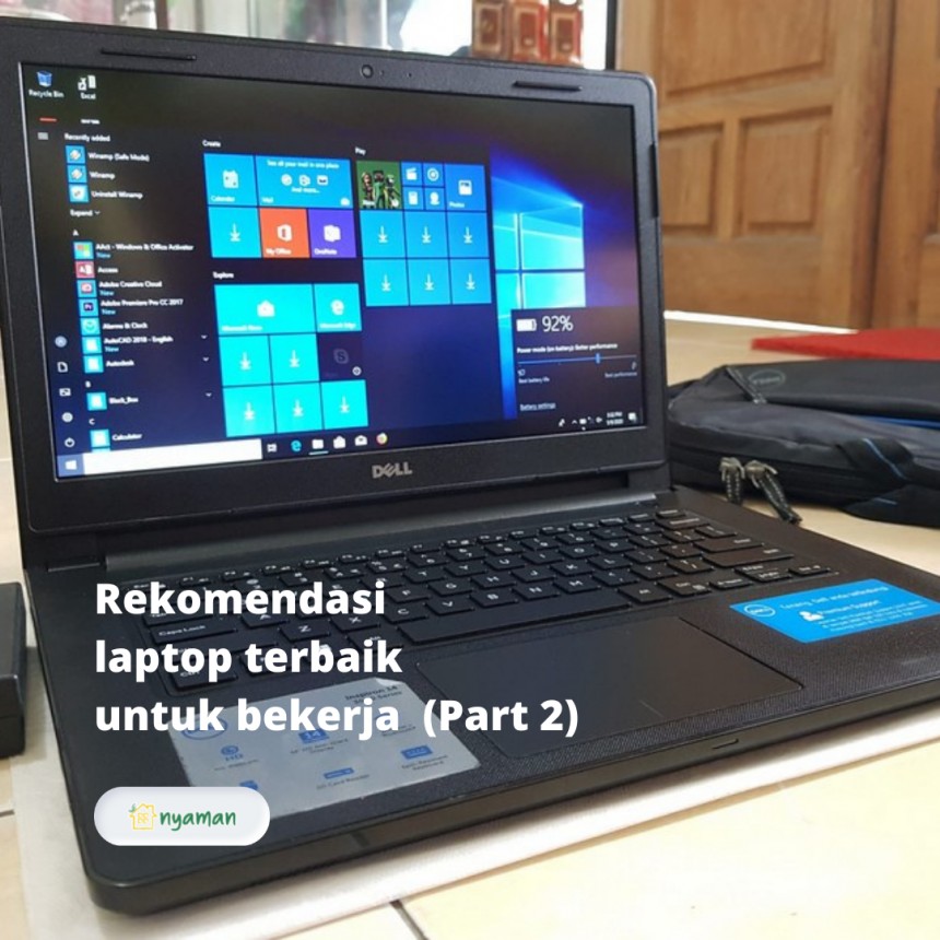 Rekomendasi laptop terbaik untuk bekerja (2/2), Dell Inspiron 14 3467 Core i3
