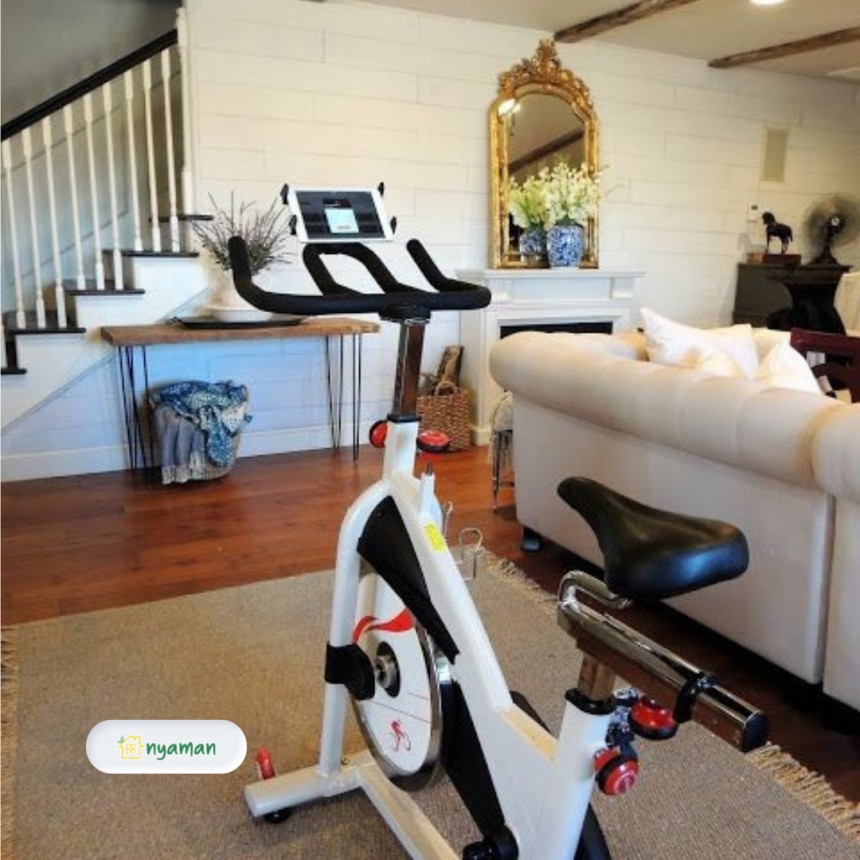 Rekomendasi sepeda fitness (spinning bike) terbaik, JLS AmericaShockbreaker Spinning Bike