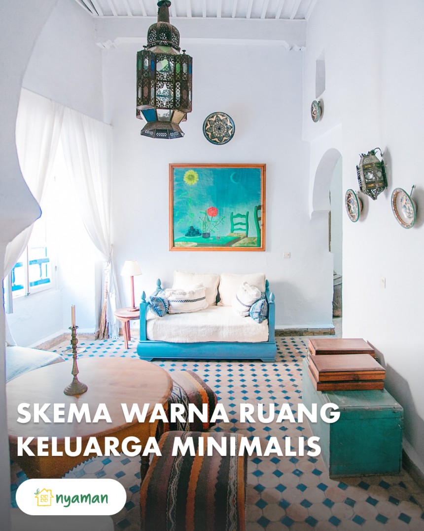 Tips dan trik desain ruang keluarga minimalis yang praktis (1/3), Mulai dari skema warna ruang keluarga minimalis
