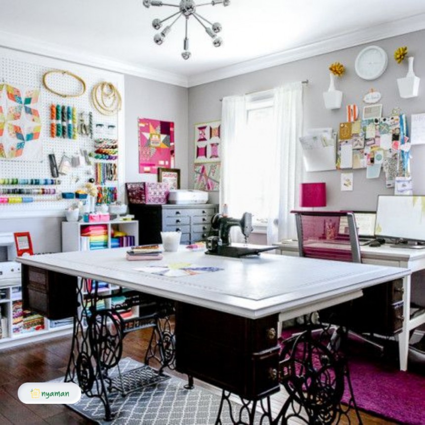 Tips menata ruang jahit di rumah menurut para selebgram