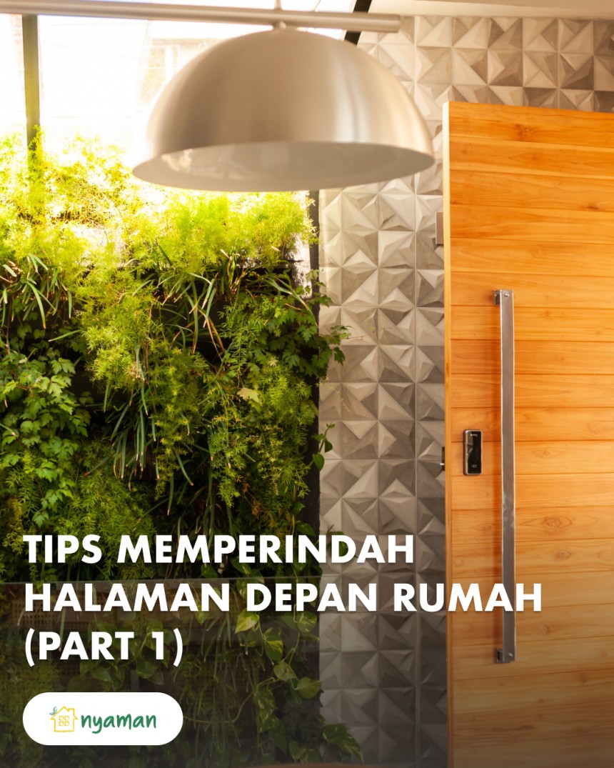 Tips mudah menata halaman depan rumah minimalis (1/3), Buat vertical garden