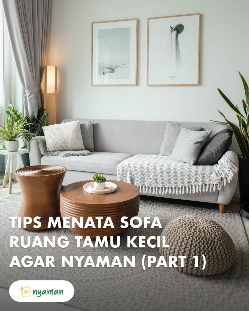 Trik menata sofa ruang tamu kecil biar tetap nyaman dan tidak sesak (1/3), Gunakan sofa bed